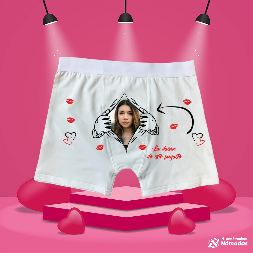 Boxer para Hombre, 14 de Febrero Sublimado