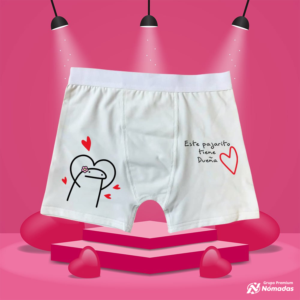 Boxer para Hombre, 14 de Febrero Sublimado