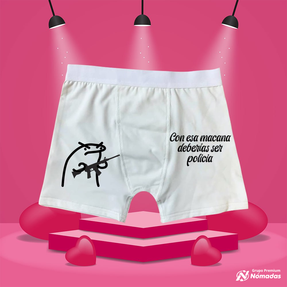 Boxer para Hombre, 14 de Febrero Sublimado