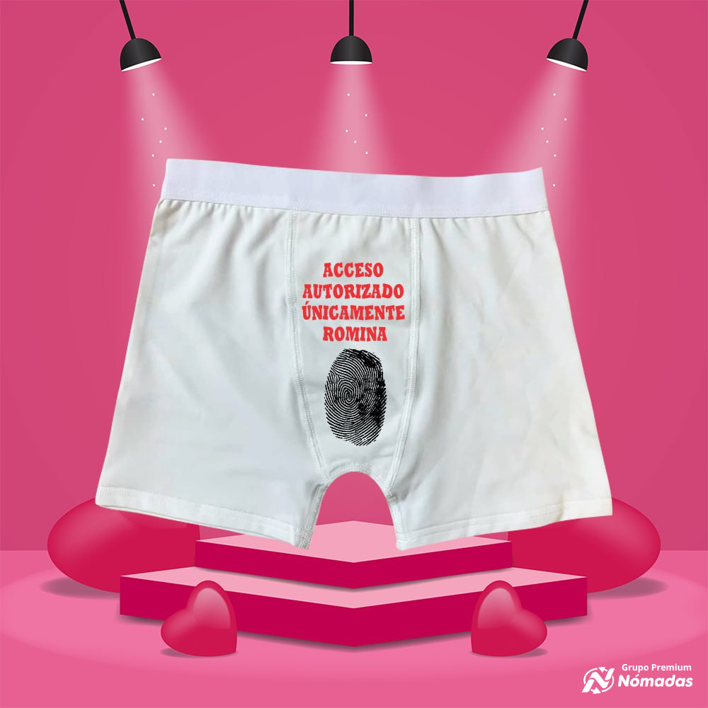 Boxer para Hombre, 14 de Febrero Sublimado