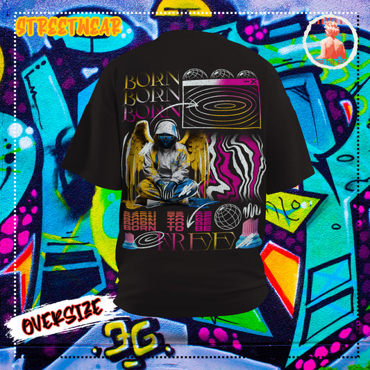 Playera Street Urbanos negra Cuello redondo