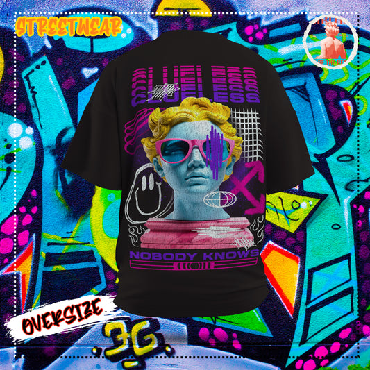 Playera Street Urbanos negra Cuello redondo