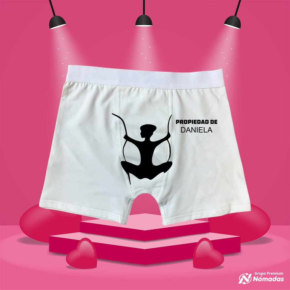 Boxer para Hombre, 14 de Febrero Sublimado