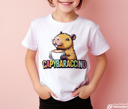 La playera unisex para niños con diseño impreso "CAPIBARA"
