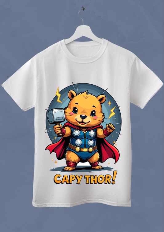 Capibara Super Héroe Playera Sublimada