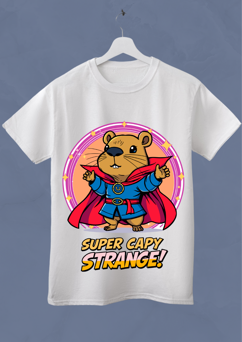 Capibara Super Héroe Playera Sublimada
