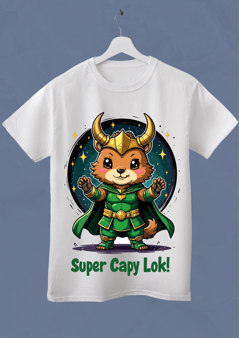 Capibara Super Héroe Playera Sublimada
