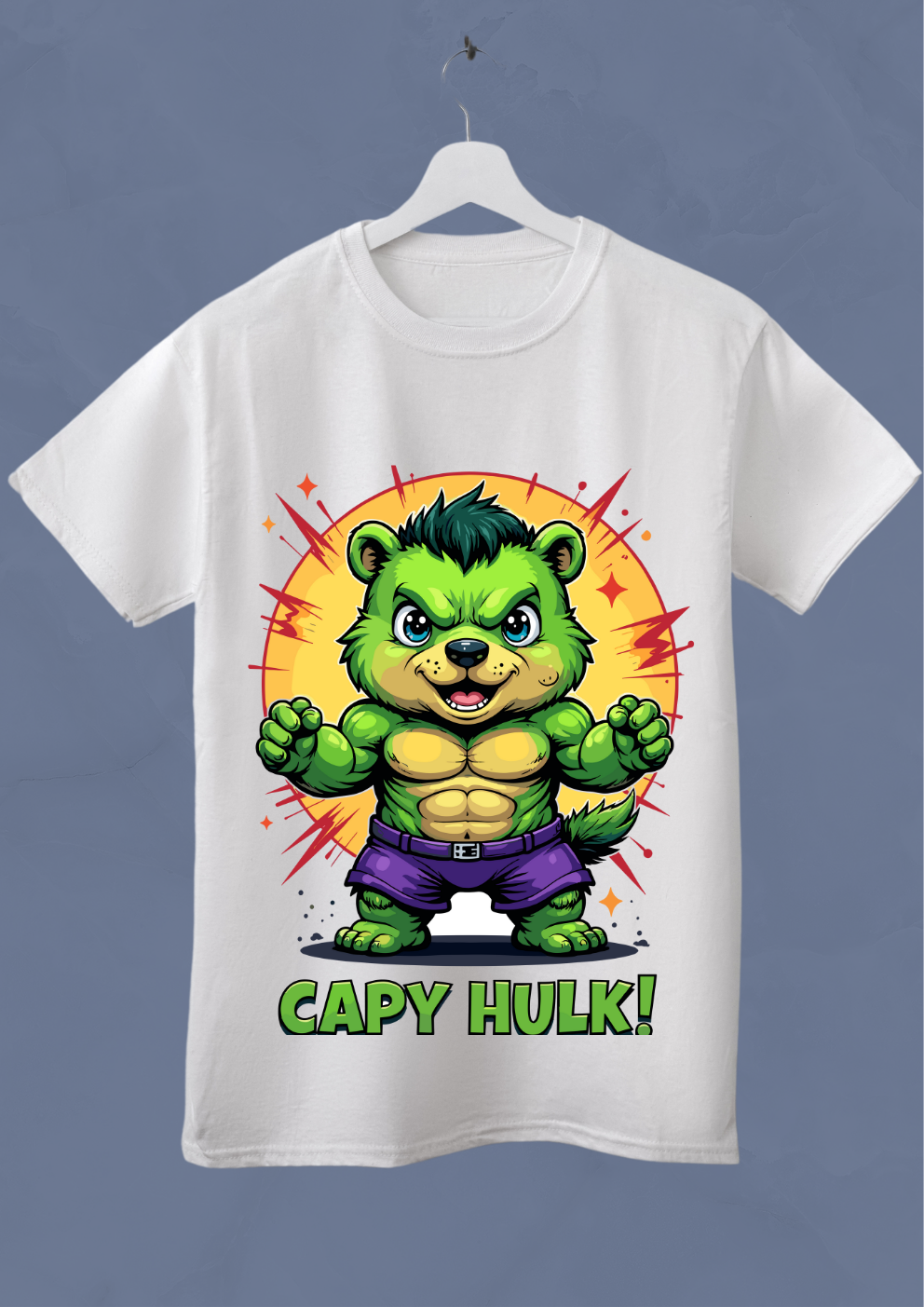 Capibara Super Héroe Playera Sublimada