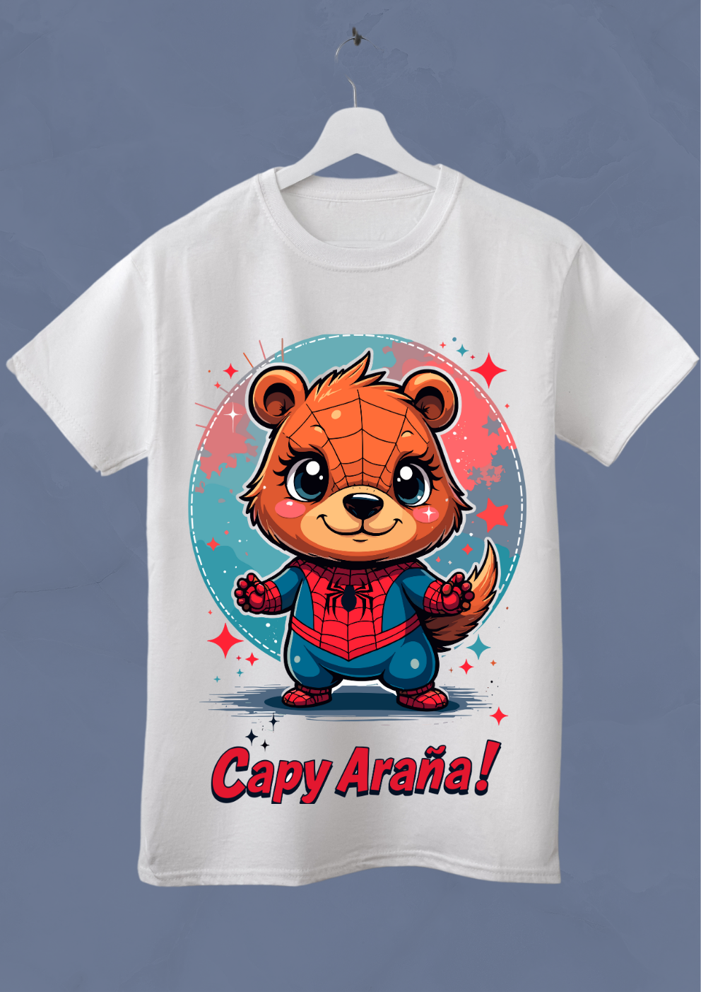 Capibara Super Héroe Playera Sublimada